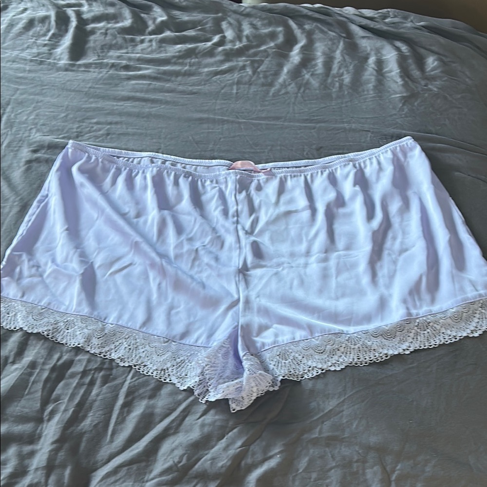 La Vie En Rose Lilac Lace Pajama Shorts